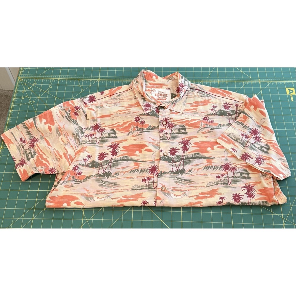 Next Goods & Supply Camp Shirt Men's Slimmer Fit Aloha Hawaiian DadCore -XXL